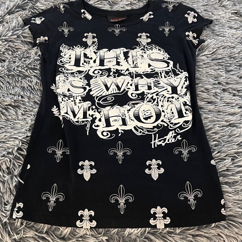 “ This is why I’m hot”Black Hustler women’s  T-Shirt